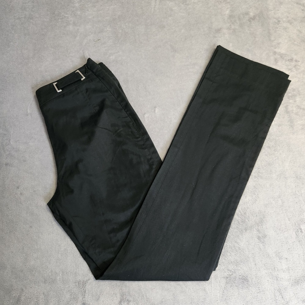 Gianfranco Ferre Jeans Vintage Black Viscose Blend Trousers Pants S Italy 24 38 - Picture 2 of 11